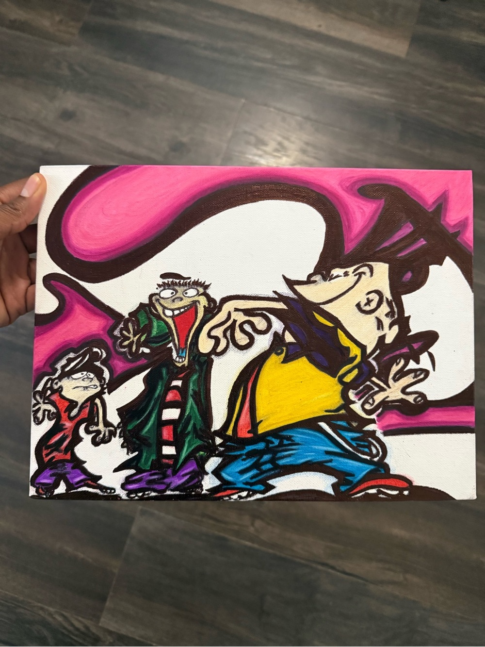 Ed Edd n Eddy Hand Painting